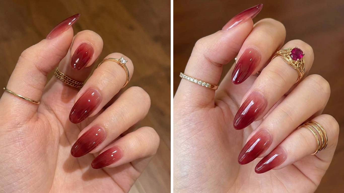 red spring nails ideas