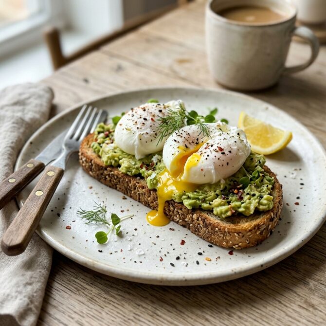 Energizing Avocado Toast with Eggs