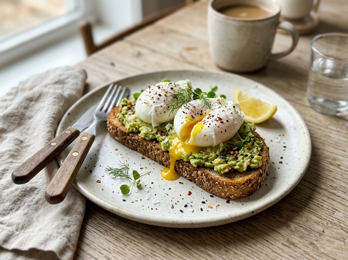 Energizing Avocado Toast with Eggs