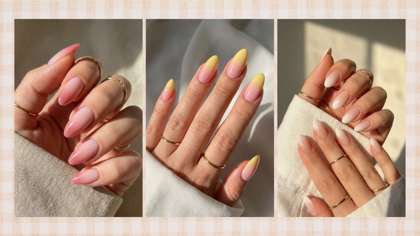 Ombre Spring Nails