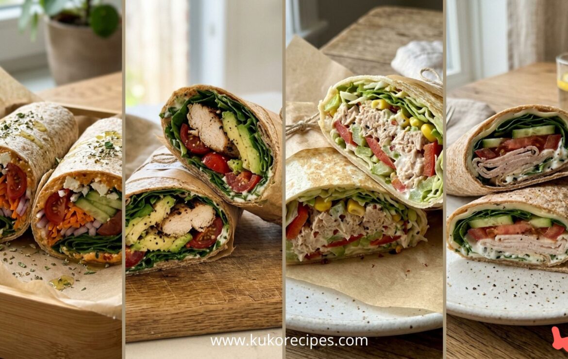 5 Easy & Tasty Wrap Recipes for Lunch Ideas