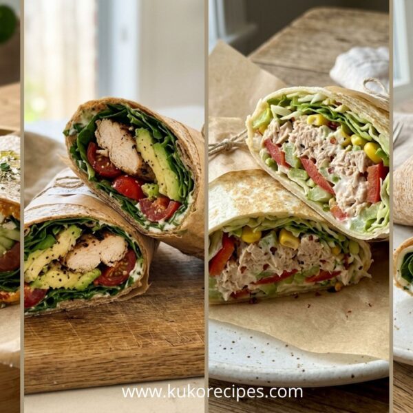 5 Easy & Tasty Wrap Recipes for Lunch Ideas