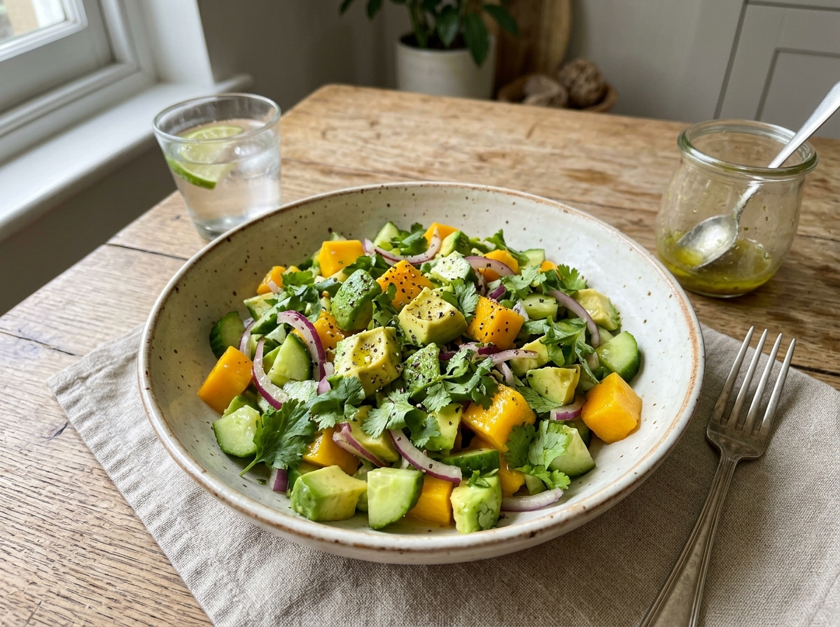 Fresh Avocado & Mango Summer Salad