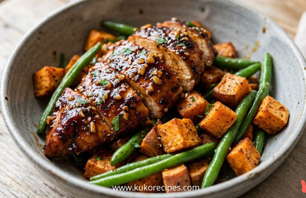 Honey Garlic Chicken and Sweet Potato Recipe for a Quick and Delicious Dinner