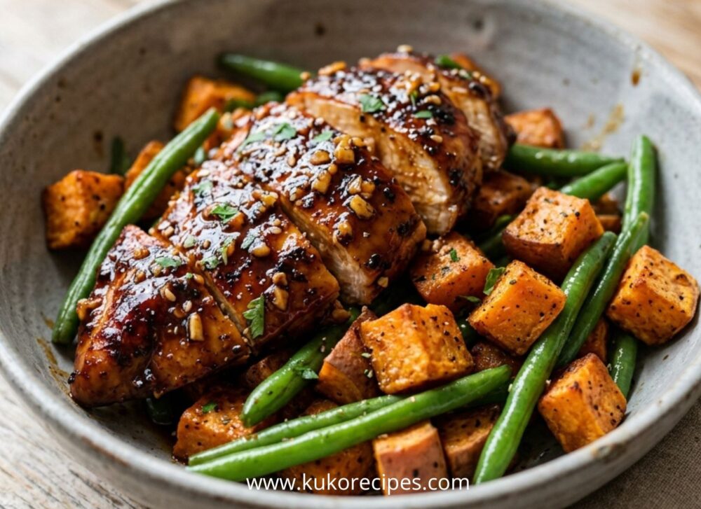 Honey Garlic Chicken and Sweet Potato Recipe for a Quick and Delicious Dinner