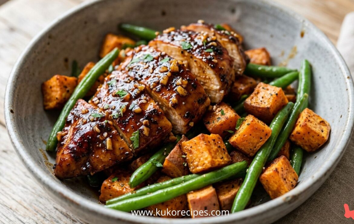 Honey Garlic Chicken and Sweet Potato Recipe for a Quick and Delicious Dinner