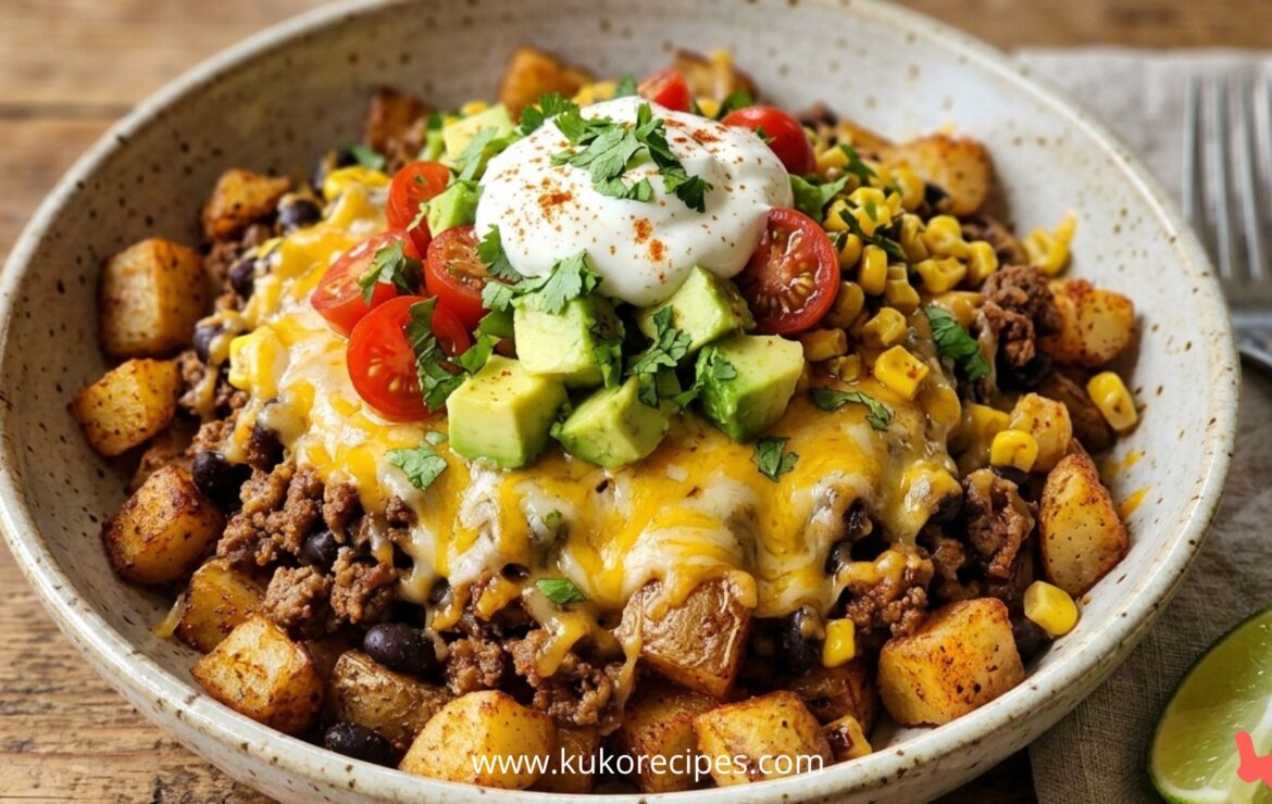 Loaded Potato Taco Bowl