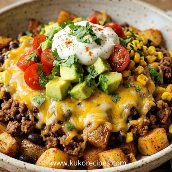 Loaded Potato Taco Bowl