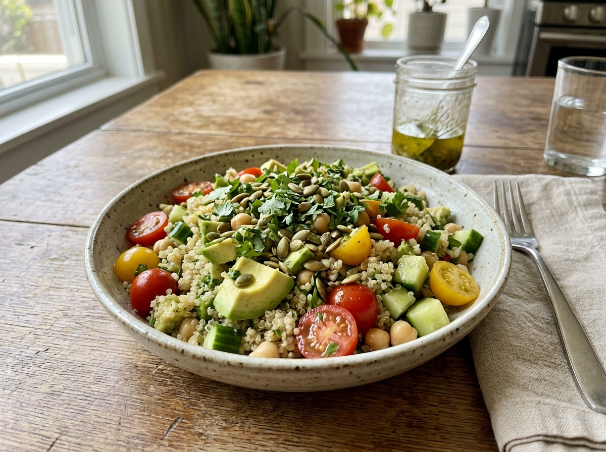 Quinoa Avocado Power Summer Salad